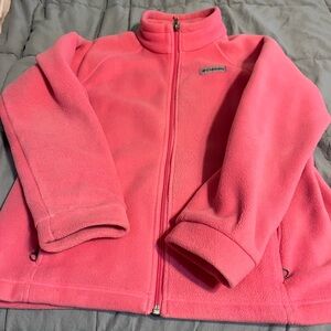 Columbia Vibrant Pink Fleece Pullover